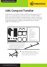 Tumbleweed 220L Compost Tumbler Assembly Instructions preview