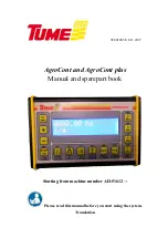 Tume AgroCont Manual preview