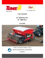 Предварительный просмотр 1 страницы Tume JC 3000 Star XL User Manual