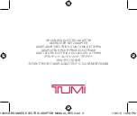 Preview for 1 page of Tumi 14395 Manual