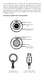 Preview for 3 page of Tumi Bluetooth Smart Key Fob Manual