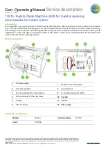 Preview for 1 page of Tunap Microflex Injecto 13310 Operating Manual