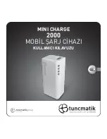 Tuncmatik Mini Charge 2000 User Manual preview