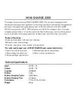 Preview for 10 page of Tuncmatik Mini Charge 2000 User Manual