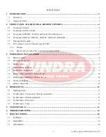 Предварительный просмотр 2 страницы Tundra E-1000 Owner'S Manual