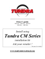 Предварительный просмотр 1 страницы Tundra HD 1824 Owner'S Manual