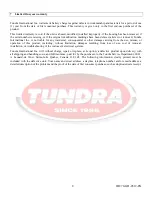 Предварительный просмотр 8 страницы Tundra IBC70 Owner'S Manual