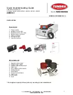 Предварительный просмотр 5 страницы Tundra M1500 Installation Workbook