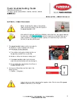 Предварительный просмотр 26 страницы Tundra M1500 Installation Workbook