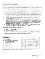 Предварительный просмотр 6 страницы Tundra MW700 Owner'S Manual