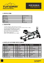 Preview for 4 page of Tundra TUNJKTRLROC2.5AL User Manual