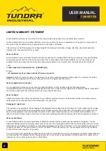 Preview for 8 page of Tundra UNJKBTL30L User Manual