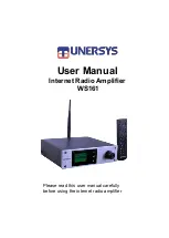 Preview for 1 page of Tunersys WS161 User Manual