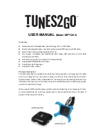 Preview for 1 page of TUNES2GO MFT1202 User Manual