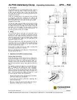 Preview for 2 page of TÜNKERS ALPHA APH... FUZ B Series Operating Instructions