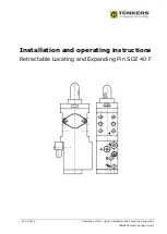 TÜNKERS SDZ 40 F Installation And Operation Instructions Manual предпросмотр