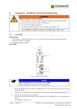 Preview for 14 page of TÜNKERS SDZ 40 F Installation And Operation Instructions Manual