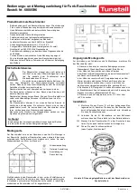 Предварительный просмотр 3 страницы Tunstall 68005/96 User & Installation Instructions