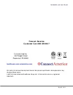 Предварительный просмотр 20 страницы Tunstall Connect America  CEL450 Connection Manual & User Manual