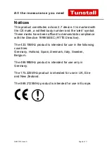 Preview for 9 page of Tunstall Fall Detector 66000/01 User Instructions