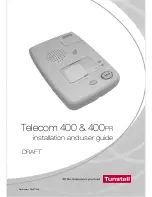 Preview for 1 page of Tunstall Telecom 400 Installation And User Manual