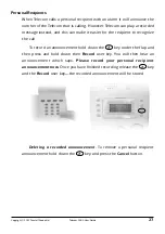 Preview for 29 page of Tunstall Telecom 4000 User Manual