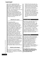 Preview for 48 page of Tunturi 14PTUB2000 User Manual