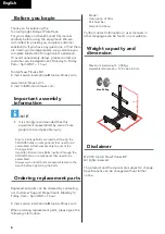 Preview for 6 page of Tunturi 14TUSCF061 User Manual