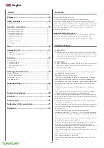 Preview for 14 page of Tunturi 16TCFT3000 User Manual