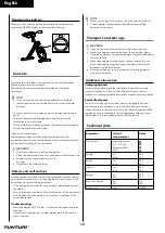 Preview for 14 page of Tunturi 18TCFD2000 User Manual