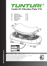 Tunturi 19TCFV1000 User Manual preview