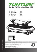 Preview for 1 page of Tunturi 19TCFV2000 User Manual