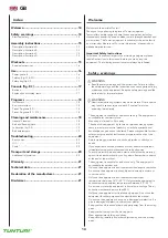 Preview for 14 page of Tunturi 21TCFT0050 User Manual