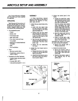 Preview for 9 page of Tunturi Aircycle E603 Owner'S Manual