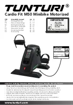 Tunturi Cardio Fit M50 Assembly Manual preview