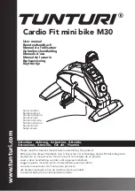 Preview for 1 page of Tunturi Cardio Fit mini bike M30 User Manual