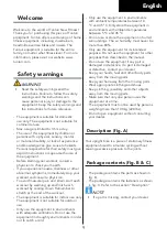 Preview for 9 page of Tunturi Cardio Fit mini bike M30 User Manual