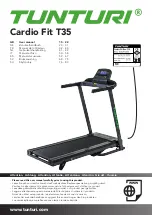 Tunturi Cardio Fit T35 User Manual preview