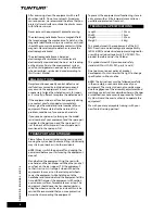 Preview for 8 page of Tunturi E30L Owner'S Manual