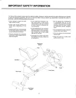 Preview for 3 page of Tunturi E504 Owner'S Manual