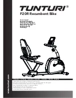 Tunturi F20R User Manual preview