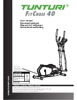 Tunturi FitCross 40 User Manual preview