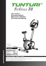 Tunturi FitCycle 30 User Manual preview