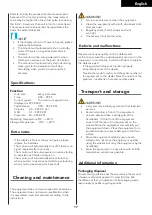 Preview for 17 page of Tunturi FitCycle 30 User Manual