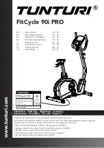 Tunturi FitCycle 90i PRO User Manual preview