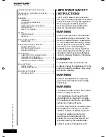 Предварительный просмотр 2 страницы Tunturi J3.5F Owner'S Manual