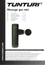 Tunturi Massage gun mini User Manual preview