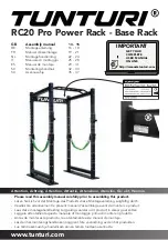 Tunturi Pro Power Rack RC20 Assembly Manual preview