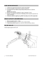 Предварительный просмотр 6 страницы Tunturi Pure COMPACT BENCH Owner'S Manual