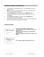 Предварительный просмотр 4 страницы Tunturi Pure Compact Smith Owner'S Manual